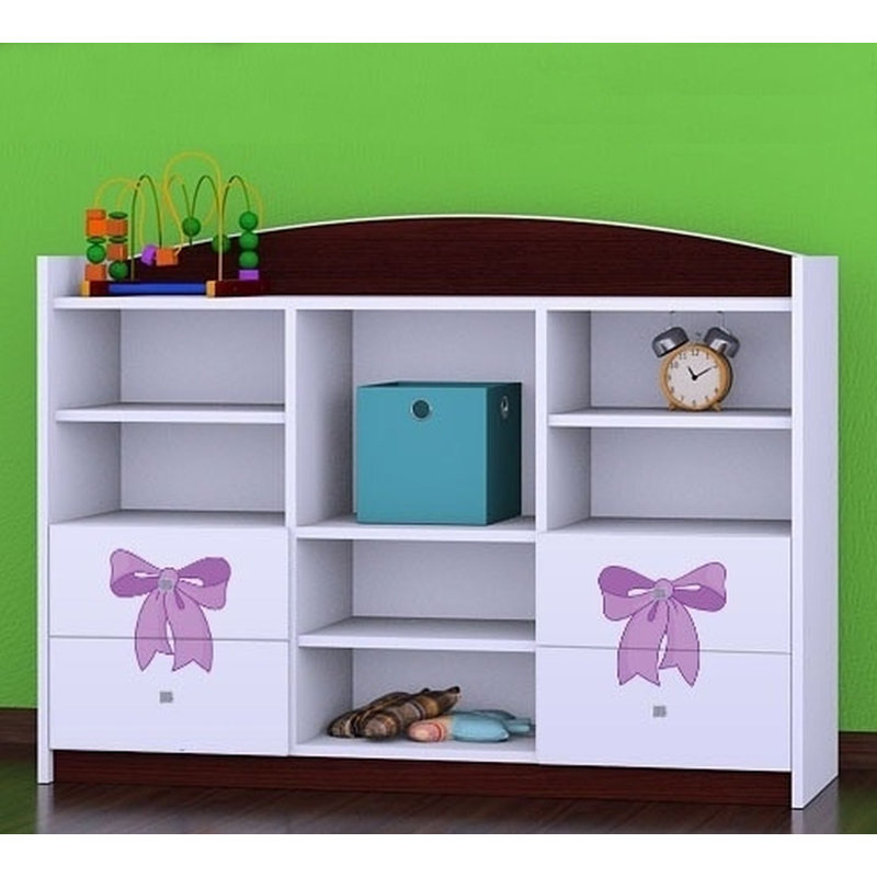 Rhys 92cm H X 129cm W Kids Cube, Wenge