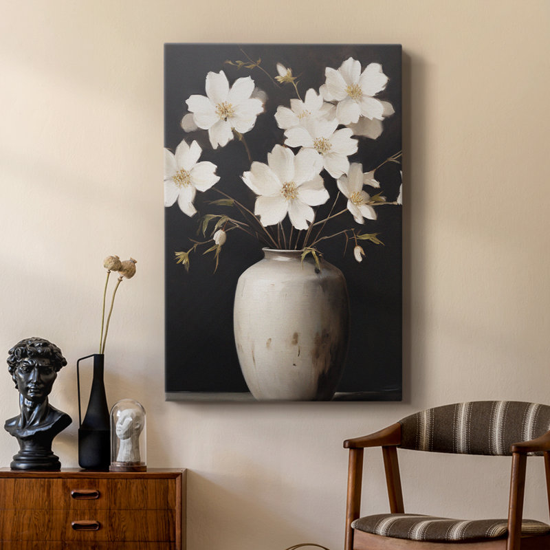Reproduction florale rétro XXV III - galerie Cavas sur mesure