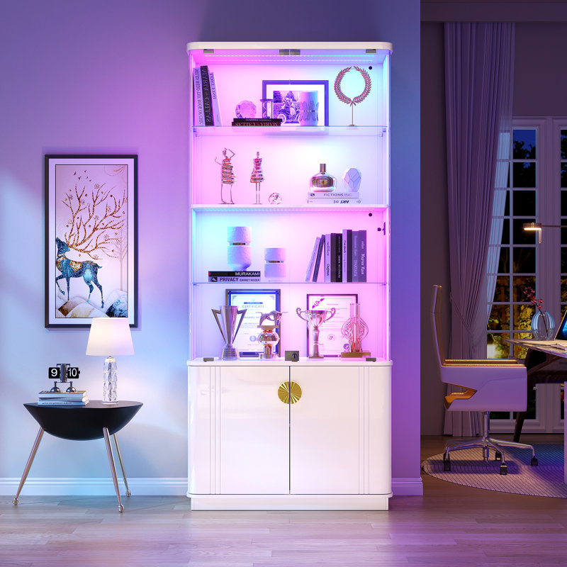 Display Cabinet, White