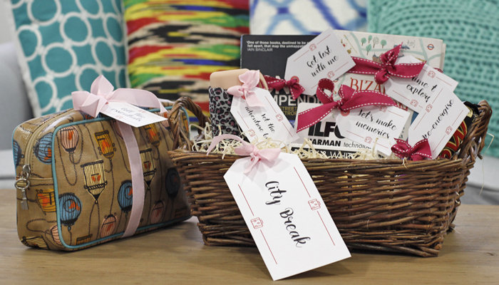 a city break DIY hamper is perfect for the adventurers out there
