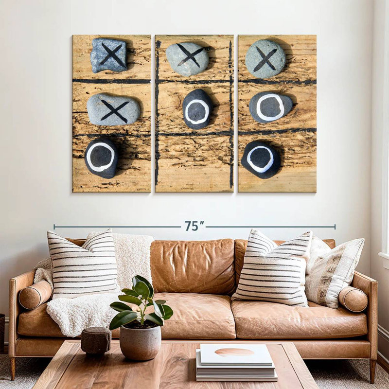 Senne Tic Tac Toe Game, 42" H x 65" W