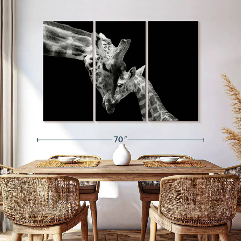 «Brampt Doting Mother Giraffe», H 42 po x l 65 po