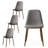 Jozwiak Upholstered Side Chair with Metal Legs-447763015