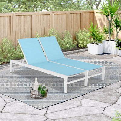 Aluminum Double Chaise Lounge