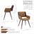 Seagraves Faux Leather Mid-Century Dining Chair-128378648