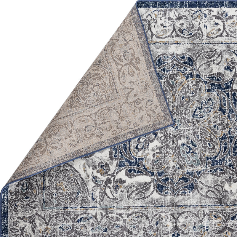Tapis gris zone oriental Adagio, Rectangle 5 pi x 7 pi