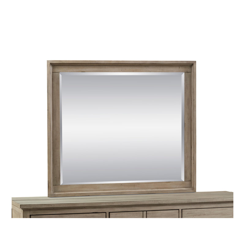 Miroir, aucun assemblage requis, finition gris verger