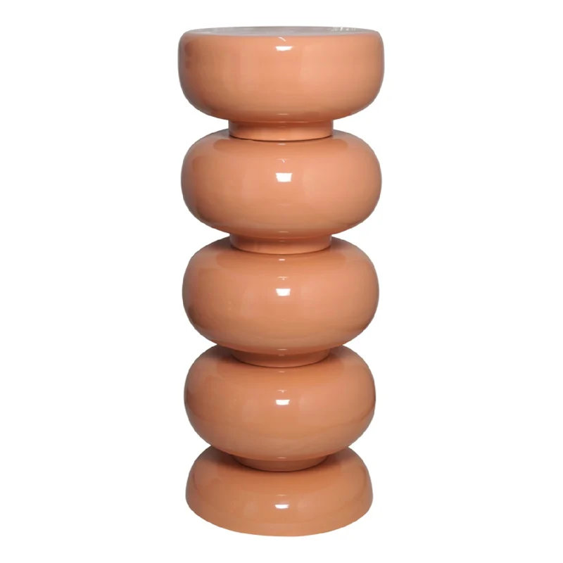 Column Plant Stand, Salmon