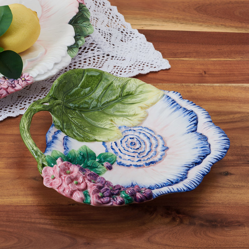Fitz And Floyd Jardin Canape Plate, 8.75 Inch