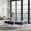 Table basse 52,4 po x 26,8 po x 15,6 po - bleu ultrabrillant-1462095037