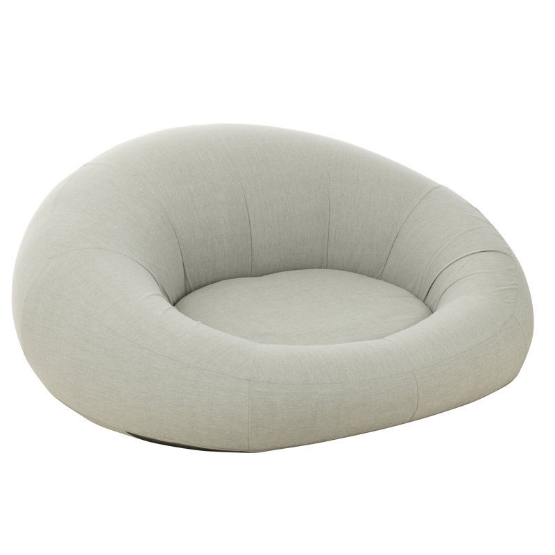 Spring / Summer 2024 Upholstered Lounge Chair, Grey