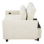 Canapé-lit convertible convertible avec causeuse USB à 2 places en velours côtelé pour petits espaces-1315765545