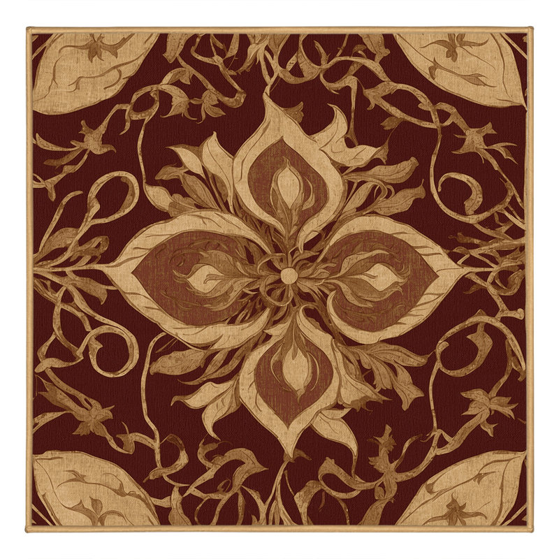 Mythic Majesty Rug, Square 4'