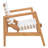 Leather Woven Accent Chair