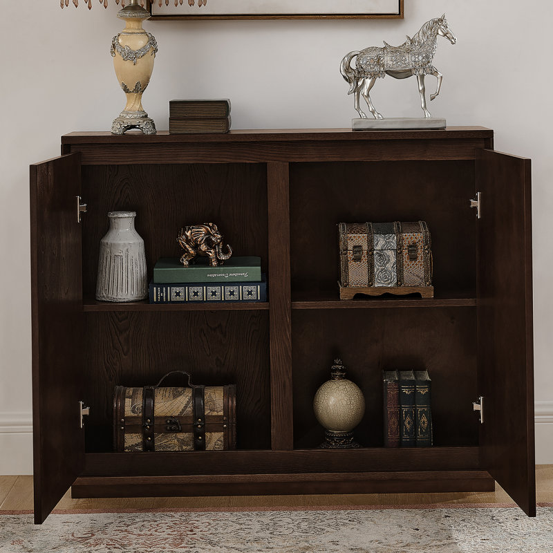 Armoire de rangement, armoire buffet avec rangement, armoire latérale étroite pour la cuisine du vestibule du vestibule du salon