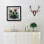 Thistle Gestural Art No.1 - Framed Print-1640778021