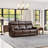 81.09" W Top Genuine Leather Power Reclining Sofa With Adjustable Headrest, USB & Wireless Charging-1800324435