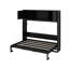 Grand lit escamotable avec armoires de rangement-827414155