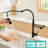 Drinking Water Purifier Kitchen Faucet With Pull Down Filter - Matte Black, Double Pipe Outlet, Simple Installation Process Black Purifier, Upkeep