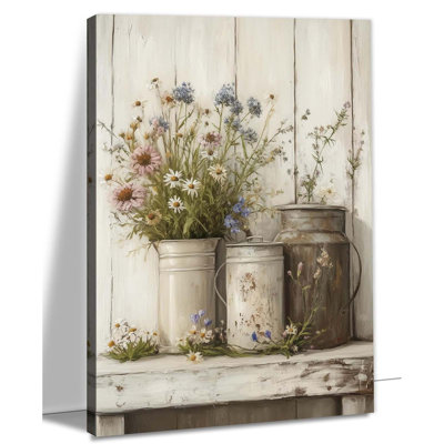 1 Piece Wrapped Canvas Wall Art