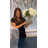 Faux Hydrangea Arrangement in Vase-525881860
