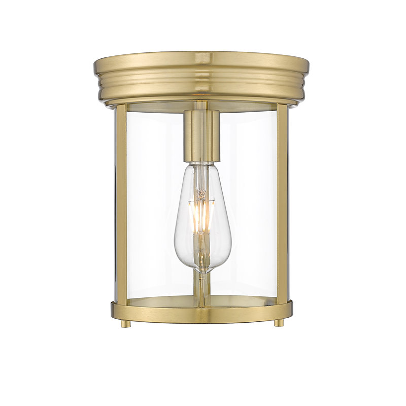 Cheetham Glass Flush Mount, Luxe Gold