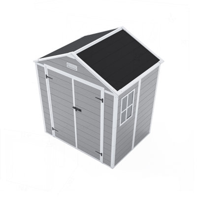 Versatile Resin Storage Shed with Advanced Features for Outdoor Use