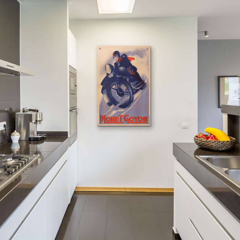 «Monet Goyon» par Vintage Posters, art mural en verre acrylique, H 36 po x l 24 po x P 0,2 po
