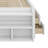 Full Bed With Bookcase Headboard – Under-Bed Storage Drawers & Bed End Storage Case Included-807336670