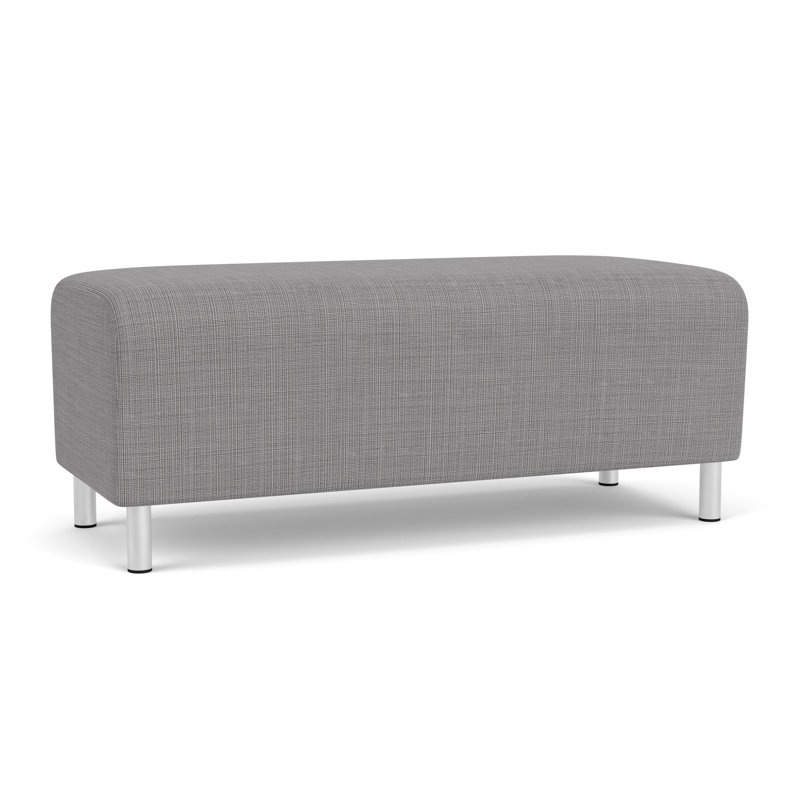 Banc de réception Ravenna, Acier brossé, Gris chambray