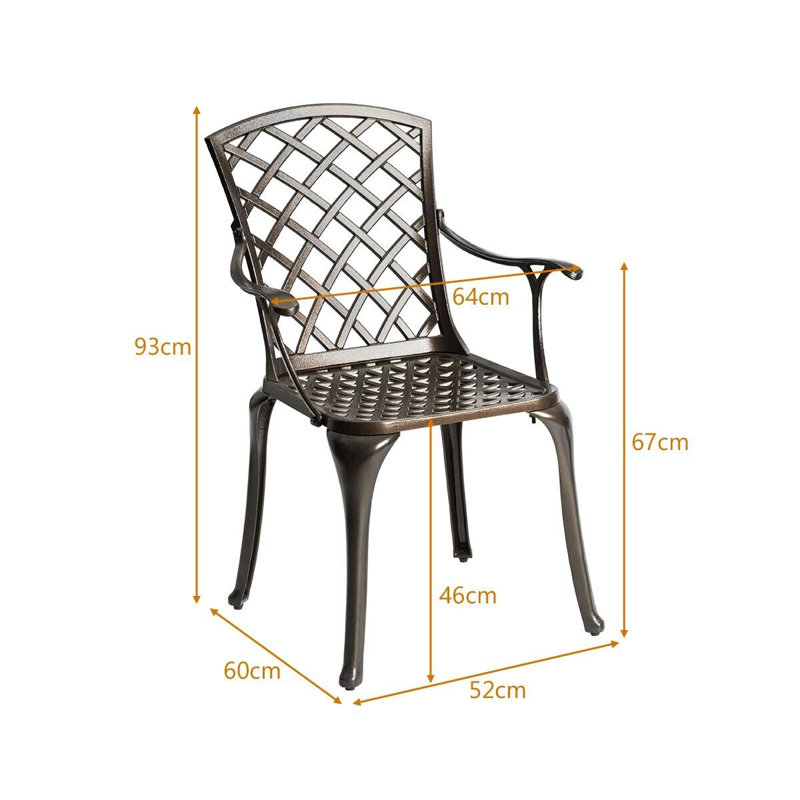 Outdoor Patio Dining Armchair