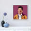 Ronald Reagan by Amit Shimoni - Floater Frame Print on Canvas-1619436829-1619436826