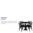 Jinnie 36'' Round Laminate Table Set with X-Base and 4 Ladder Back Metal Chairs-24678198-94654438