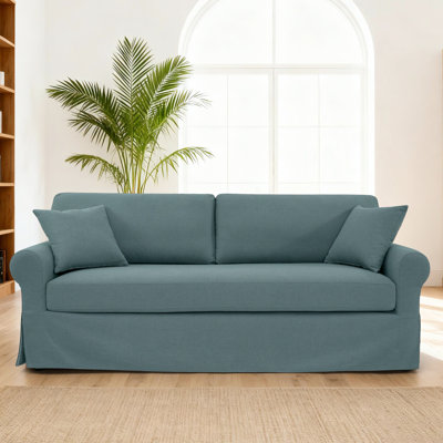 Sonya Rolled Arm Slipcover Sofa by Red Barrel Studio