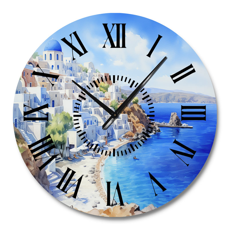 Horloge murale Santorini, Grand