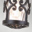 Flor Matte Black 26cm H Ribbed Glass Accent