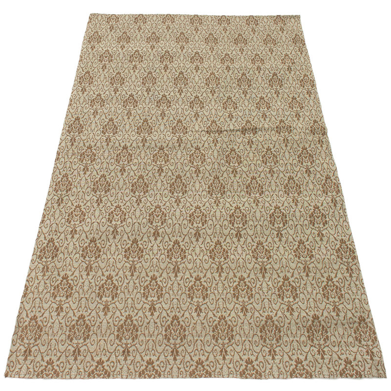 Tapis brun / gris foncé touffeté à la main Adena Collage
