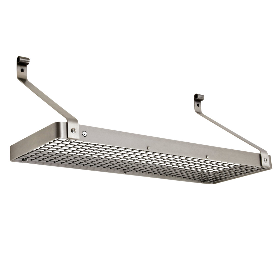 Handcrafted Gourmet Bookshelf Wall Rack with 12 Hooks Enclume 