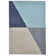 Elijah area rug Machine Woven Rectangle Grey/Blue
