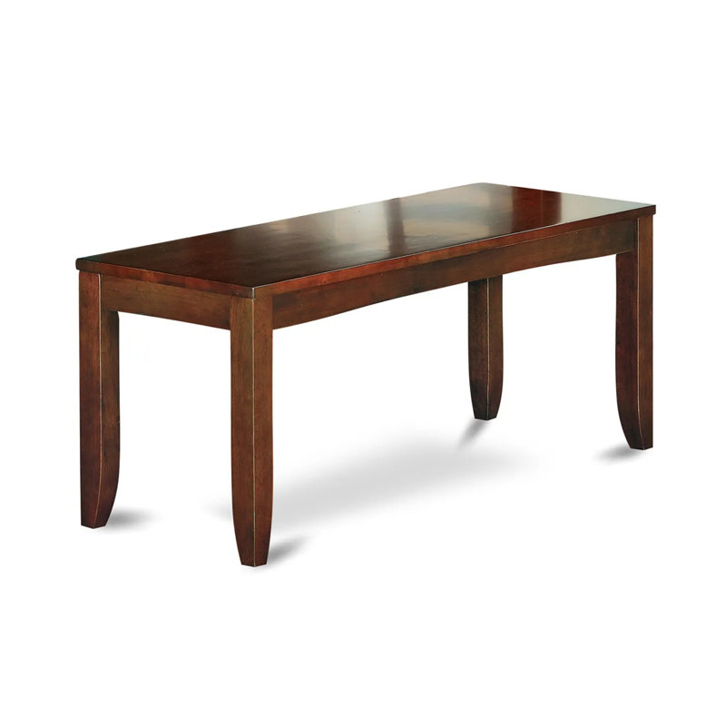 Banc de salle à manger avec siège en bois massif Lynfield, espresso, Espresso