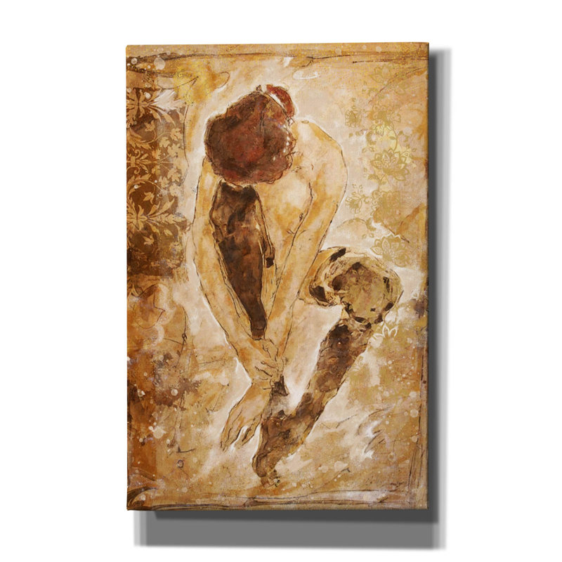 «Repose» par Marta Wiley, art mural sur toile, H 40 po x l 26 po x P 1,5 po