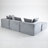 Boneless Compressed Sofa:Magic Cube Sofa-763816314