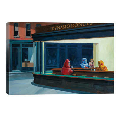 « robo hawks » par eric joyner, impression sur toile