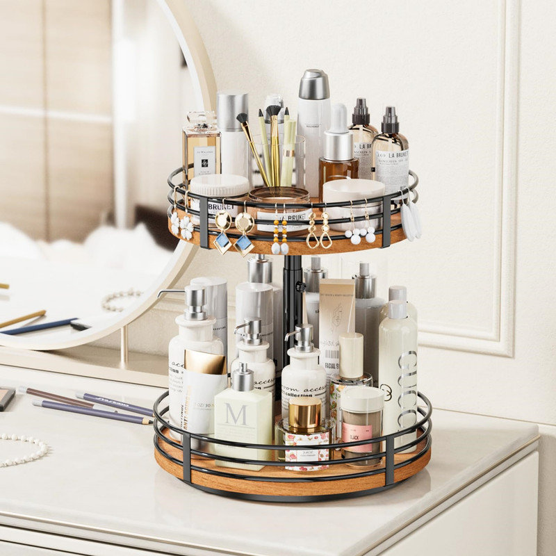 Freestanding Wood Spice Rack
