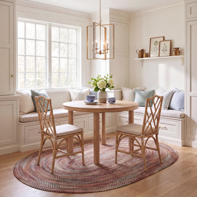 Tapis en coton tressé à tissage plat