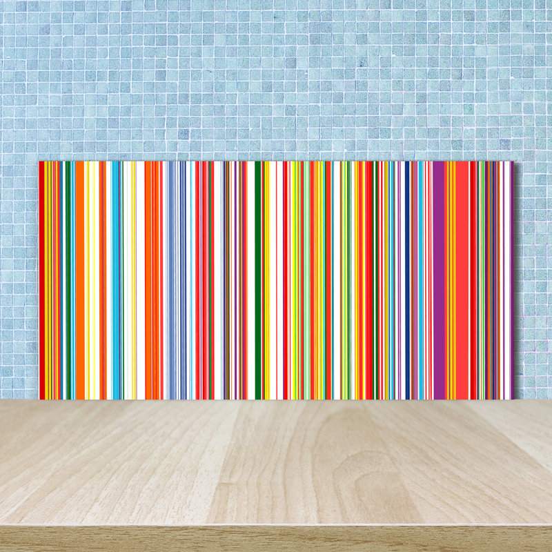 50cm W x 100cm L Glass Peel and Stick Panel