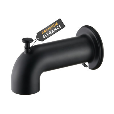 Wall Mounted Tub Spout Trim with Diverter