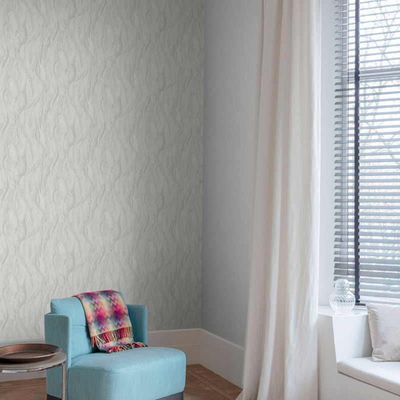 Very Collection Marble Texture Double Width 42-inches Wide Wallpaper Roll, Beige