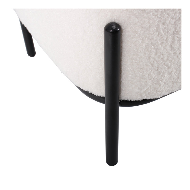 Winona 82cm Wide Rectangle Footstool Ottoman, White