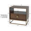 Table de bout avec rangement Yedinak